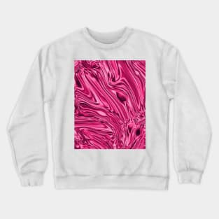 Glassy Pink marble Crewneck Sweatshirt